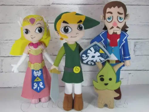 The Legend Of The Zelda - Kit com 4 Personagens