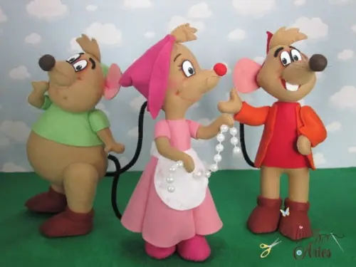 Trio de Ratinhos - Princesa Ella - Tema Cinde Rela