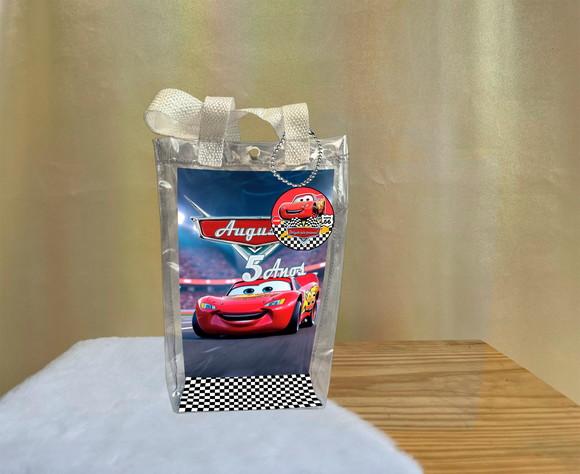 Sacola Transparente Carros Personalizado