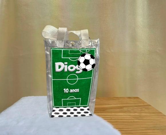 Sacola Transparente Futebol Personalizado