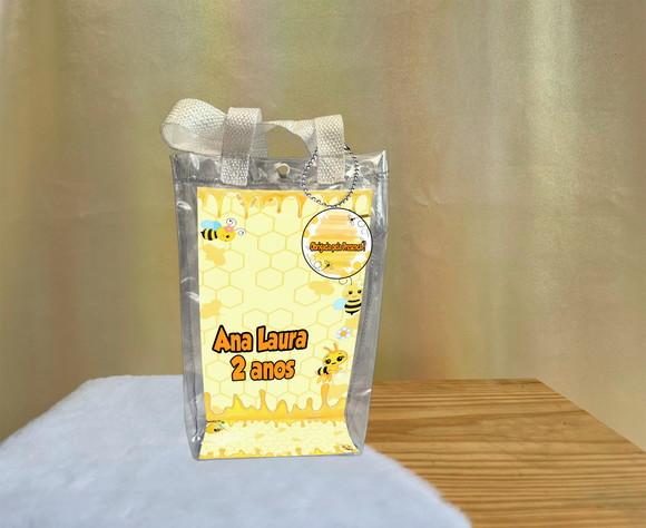 Sacola Transparente Abelinha Personalizado