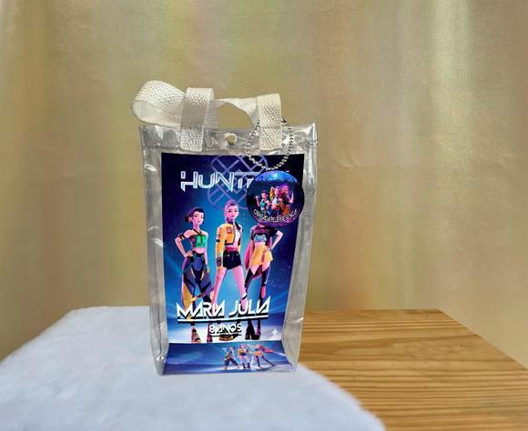 Sacola Transparente Guerreiras do Kpop Personalizado