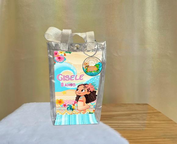 Sacola Transparente Moana Personalizado