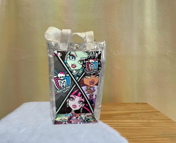 Sacola Transparente Monster High Personalizado