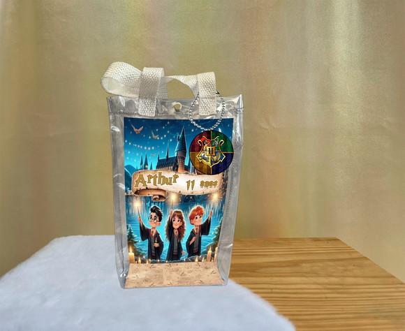Sacola Transparente Harry Potter Personalizado