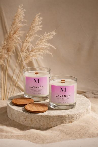 Vela Aromatizada Lavanda Personalizada