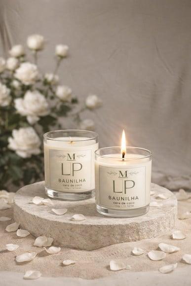 Vela Aromatizada Casamento Personalizada