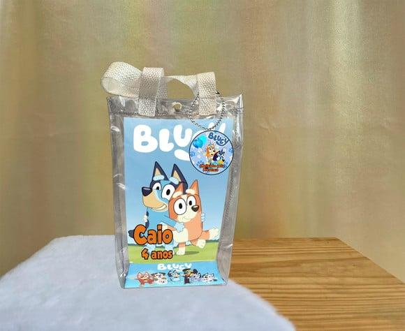 Sacola Transparente Bluey Personalizado