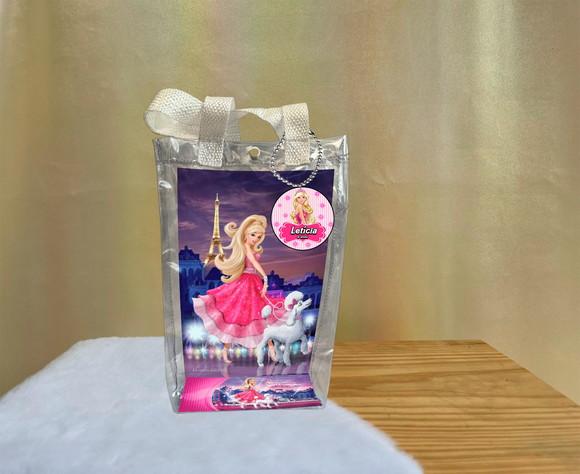Sacola Transparente Barbie Personalizado