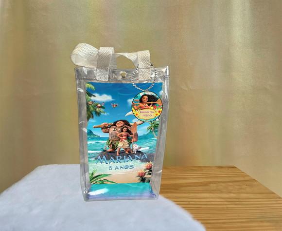 Sacola Transparente Moana Personalizado