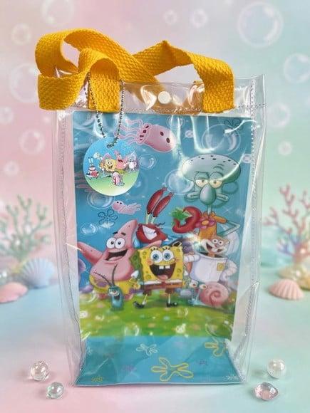 Sacola Transparente Bob Esponja Personalizado