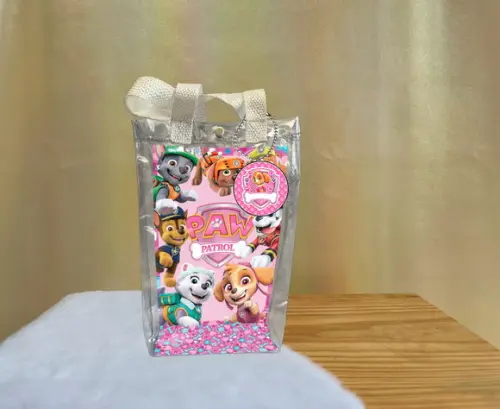Sacola Transparente Patrulha Canina Personalizado