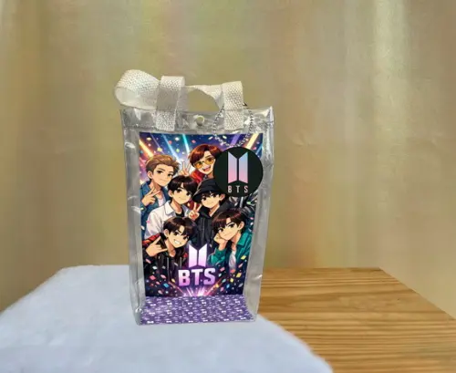 Sacola Transparente Bts Personalizado