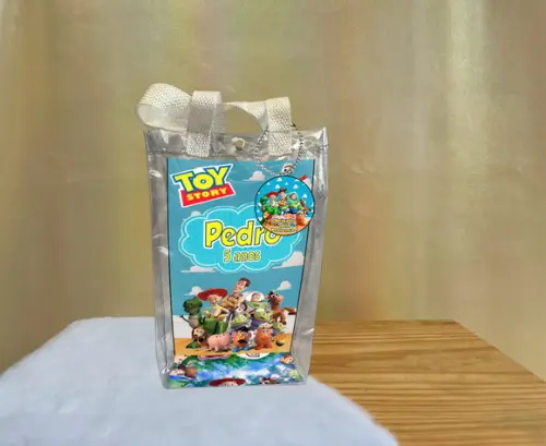 Sacola Transparente Toy Story Personalizado