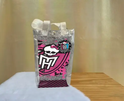 Sacola Transparente Monster High Personalizado