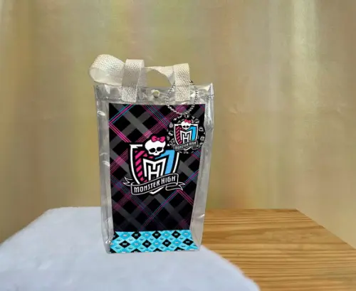 Sacola Transparente Monster High Personalizado