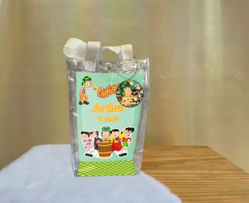 Sacola Transparente Chaves Personalizado
