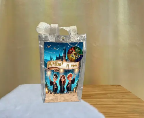 Sacola Transparente Harry Potter Personalizado