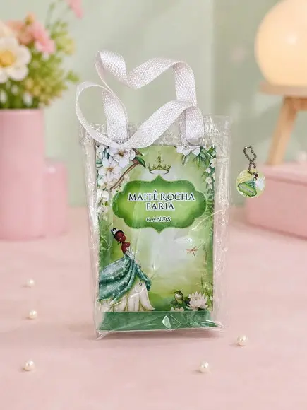 Sacola Transparente Tiana Personalizado