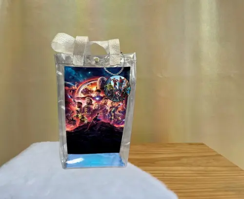 Sacola Transparente Vingadores Personalizado