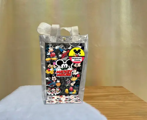 Sacola Transparente Mickey Personalizado