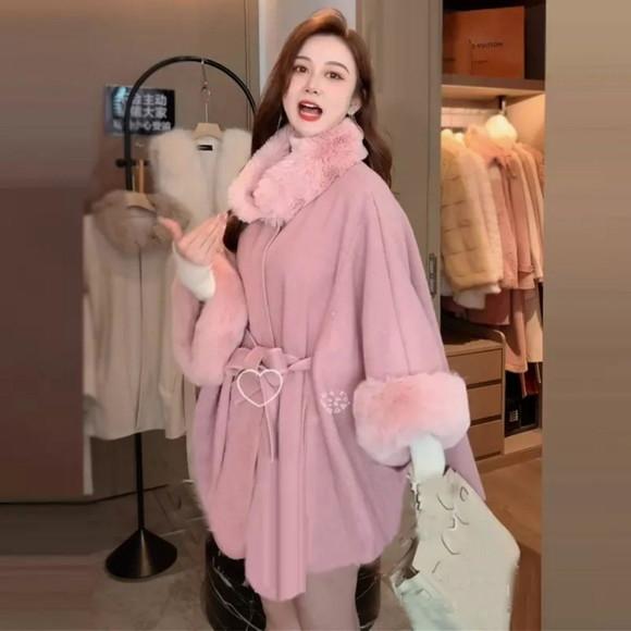 Estola Ponche pelo Luxuosa