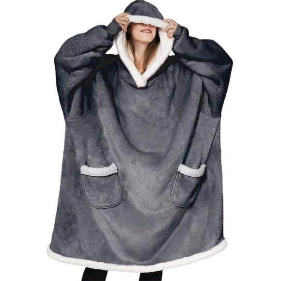 Pijama Sobretudo Cobertor de Vestir Oversize