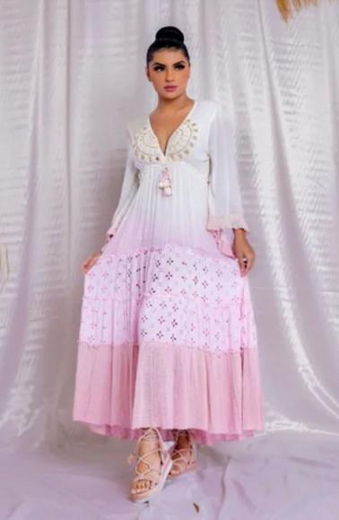 Vestido Algodão Bordado Boyo Chic Artesanal