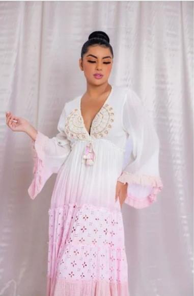 Vestido Algodão Bordado Boyo Chic Artesanal