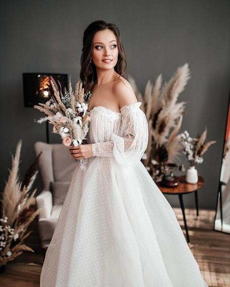 Vestido Branco Manga Bufante Noiva Casamento Sob Medidas