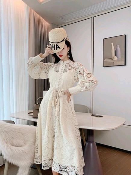vestido de renda bordado rechilieu det artesanais luxo