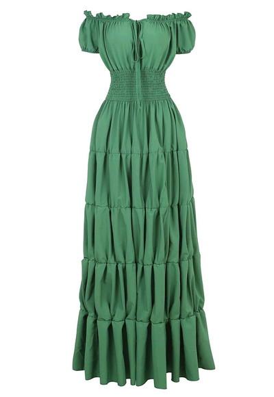vestido longo estilo cigana rodado promoção