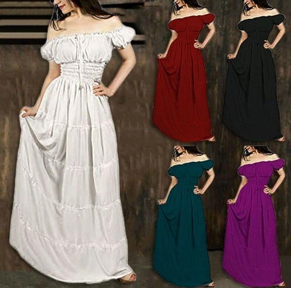 vestido longo estilo cigana sob medida