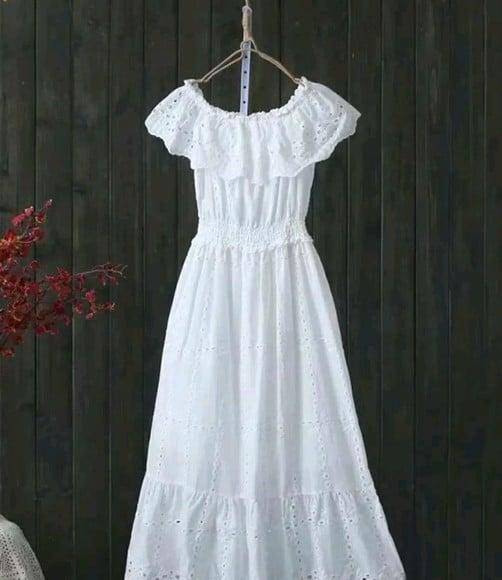 Vestido Longo Manga Ciganinha Casamento Civil Noivado Festa