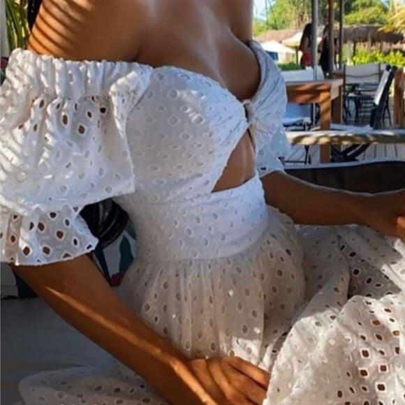 Vestido Longo Manga Bufante Casamento Civil Noiva Prewedding