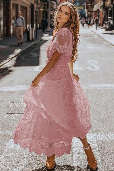 Vestido Longo Renda Tule Noiva Boyo Plus Size