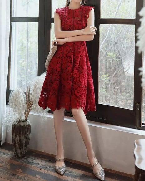Vestido Renda Grupir Bordada Retro Artesanal Princesa