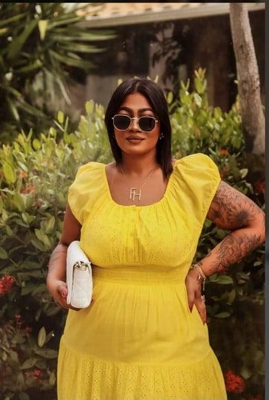 Vestido Tecido Algodão Laise Manga Ciganinha Plussize