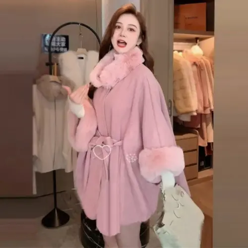 Estola Ponche pelo Luxuosa