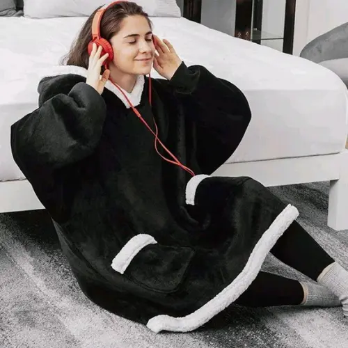 Pijama Sobretudo Cobertor de Vestir Oversize
