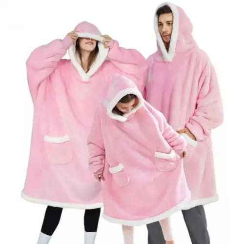 Pijama Sobretudo Cobertor de Vestir Oversize
