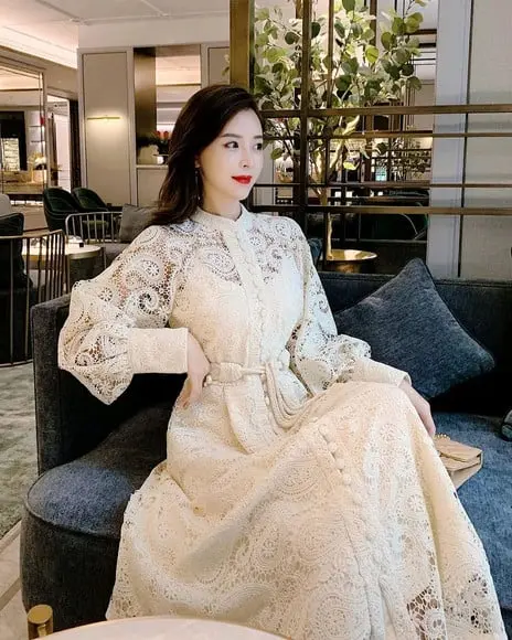 vestido de festa renda bordada det artesanais luxo s medidas