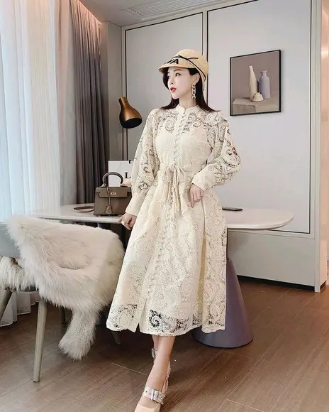 vestido de festa renda bordada det artesanais luxo s medidas