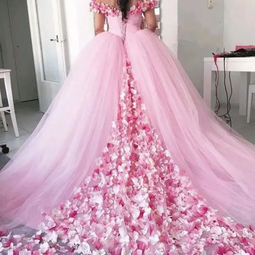 vestido longo bordado debutante festa sob medidas