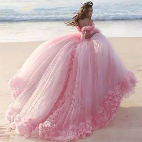 vestido longo bordado debutante festa sob medidas