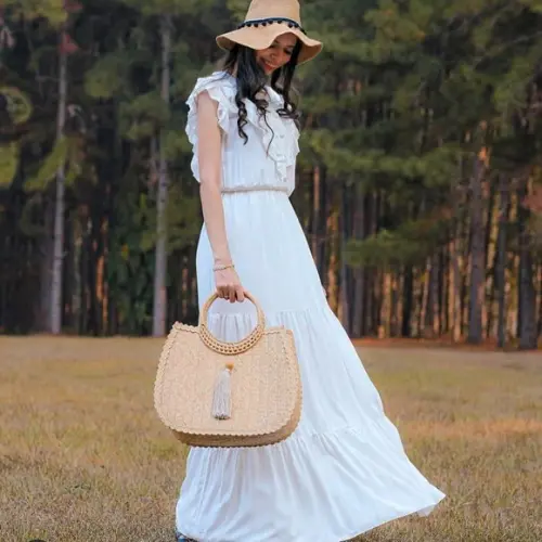 vestido longo branco retro faixa festa