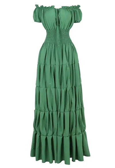 vestido longo estilo cigana rodado promoção