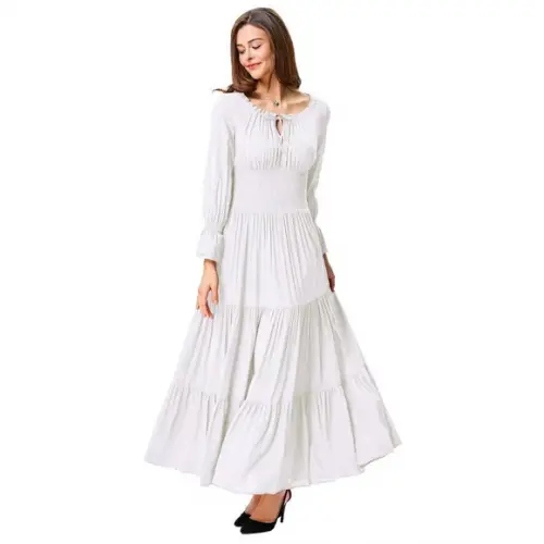 vestido longo estilo cigana rodado sob medidas