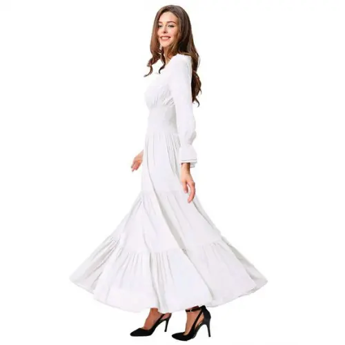 vestido longo estilo cigana rodado sob medidas
