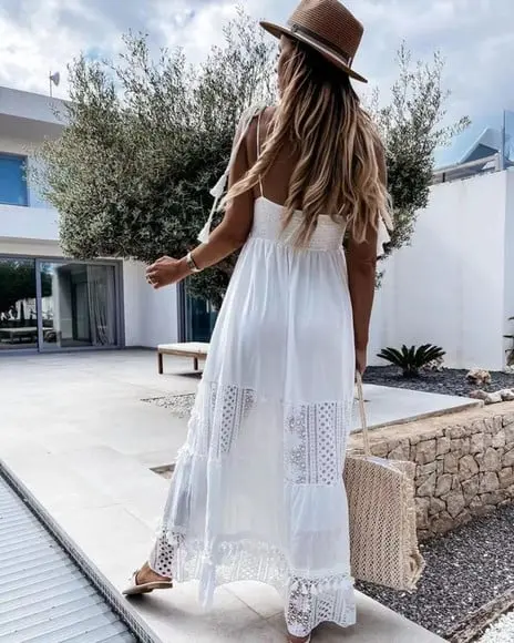 Vestido Longo Renda Guipir Festa Civil Pre Wedding Noiva